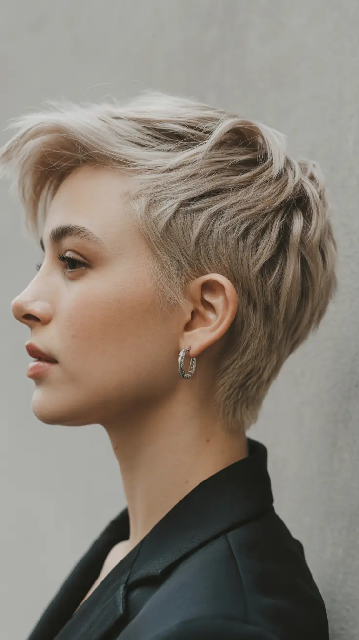 winter pixie haircuts 2025 - 2026 Cool-Toned Undercut Pixie
