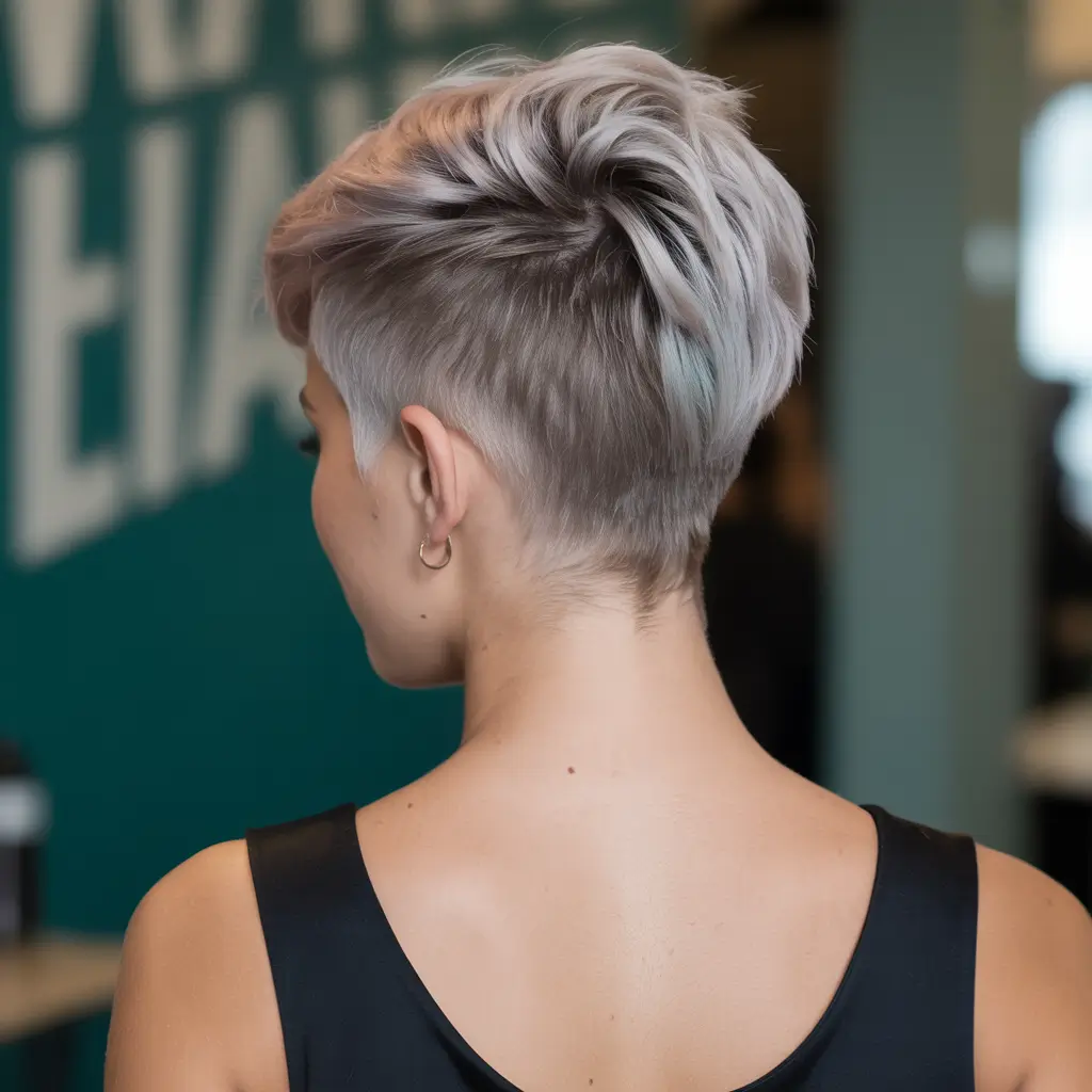 winter pixie haircuts 2025 - 2026 Undercut Winter Edge