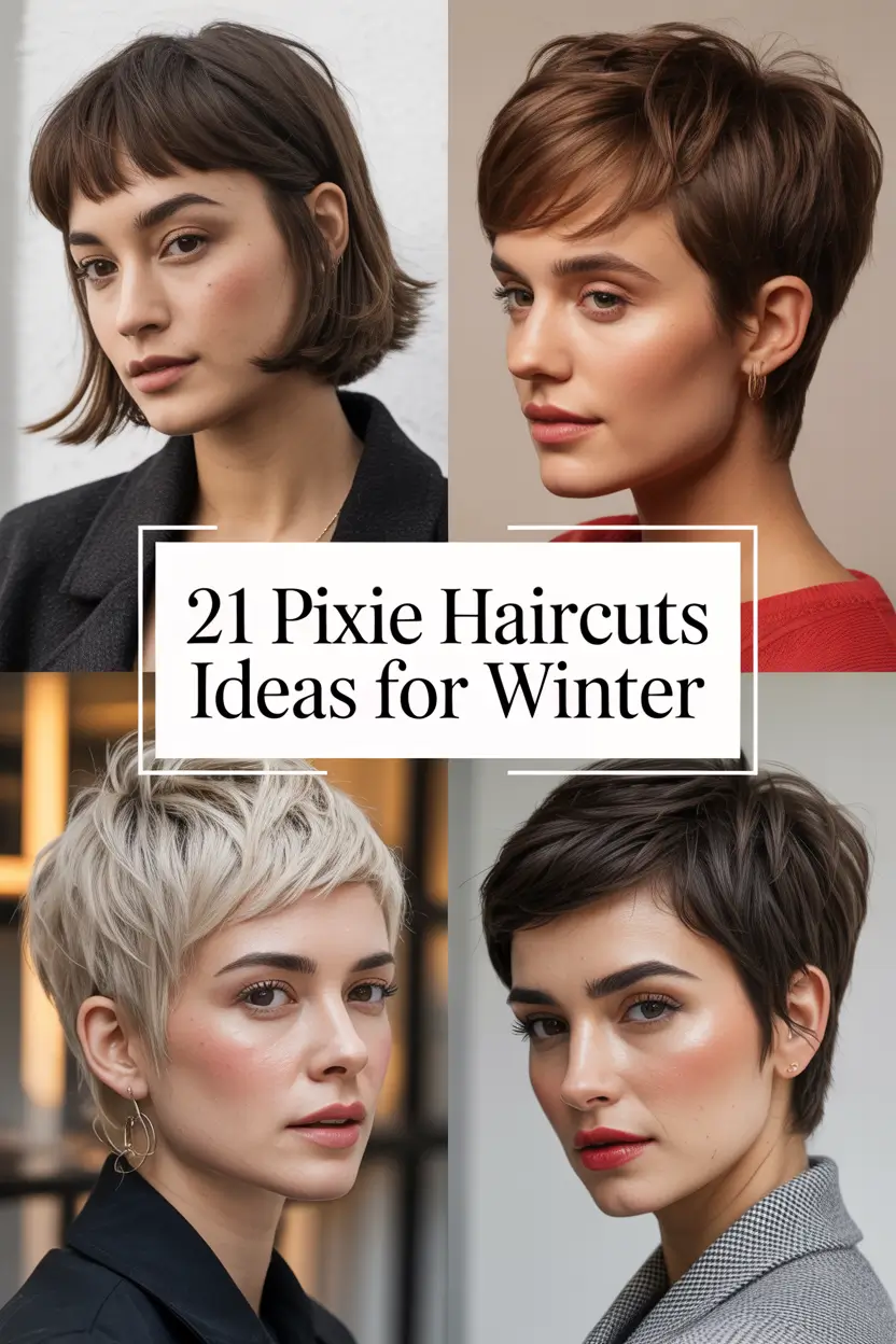 Pixie Haircuts Ideas for Winter 2025–2026: Fresh Styles for Women