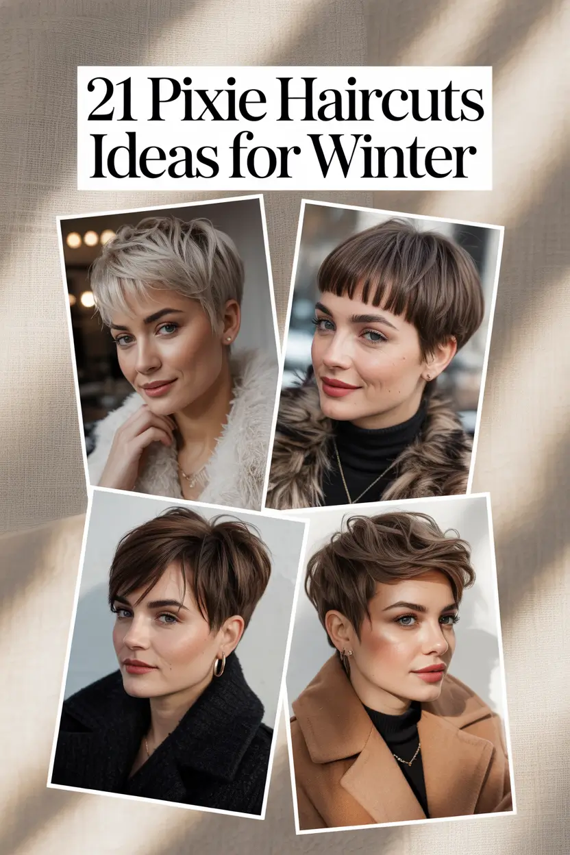 Pixie Haircuts Ideas for Winter 2025–2026: Fresh Styles for Women