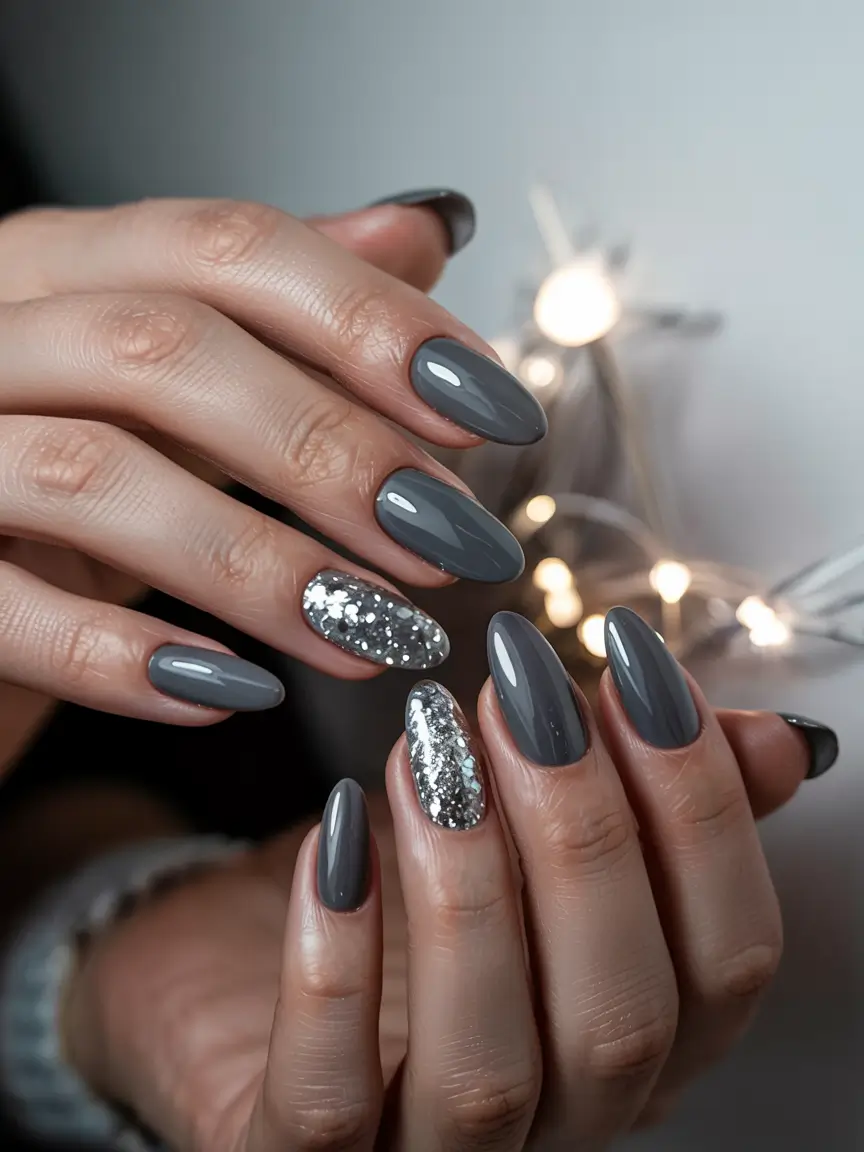 winter-nails-ideas-dark-steel-moon-reflection