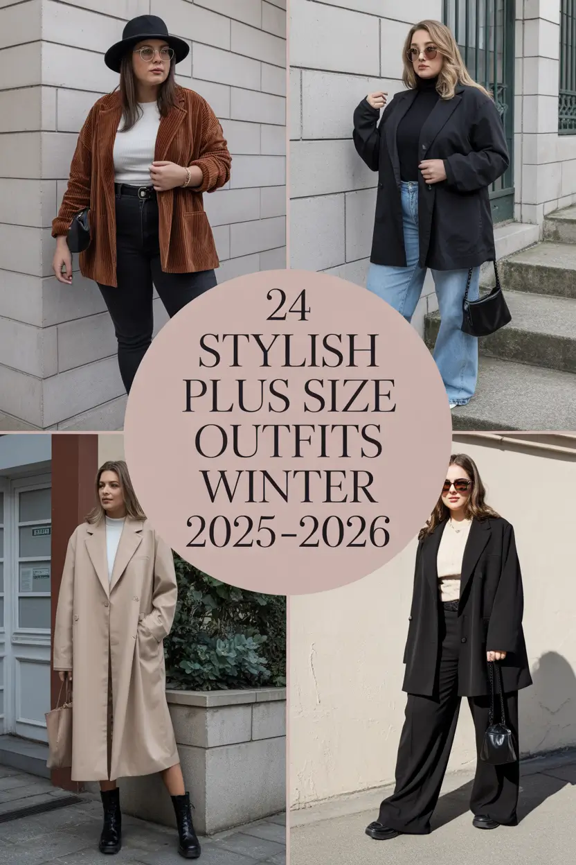 Stylish Plus Size Outfits Winter 2025–2026: Inspiration for Trendy & Elegant Looks