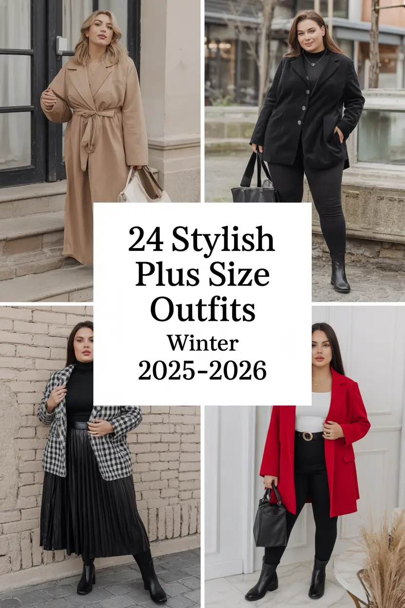 Stylish Plus Size Outfits Winter 2025–2026: Inspiration for Trendy & Elegant Looks