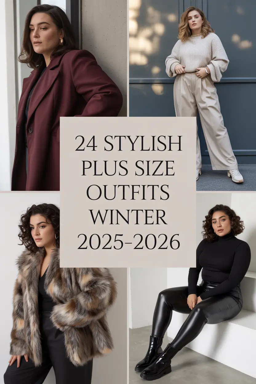 Stylish Plus Size Outfits Winter 2025–2026: Inspiration for Trendy & Elegant Looks