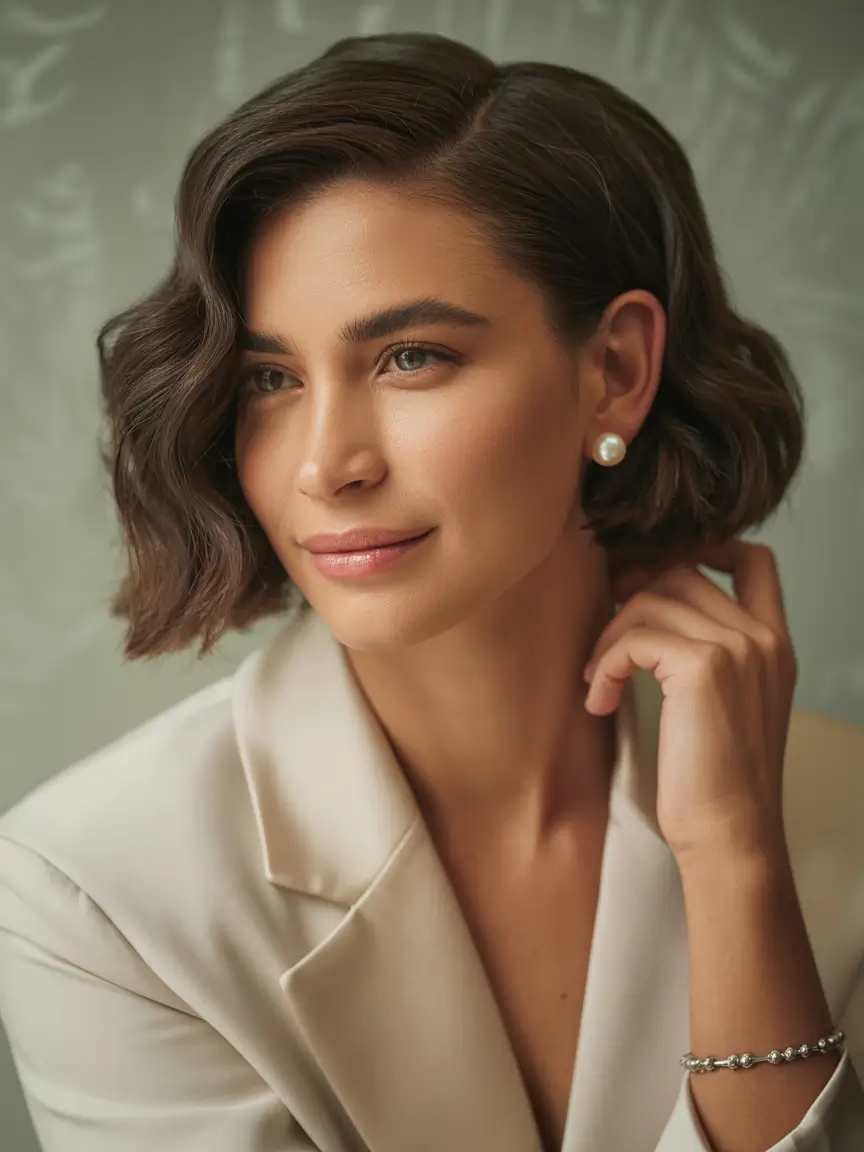 short-winter-haircuts-2025-2026-chocolate-wave-bob