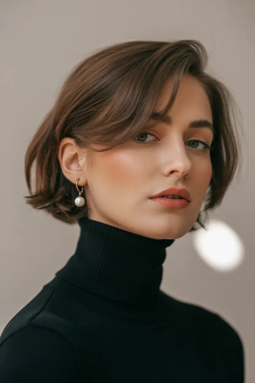 short winter haircuts for women Classic Parisian Crop