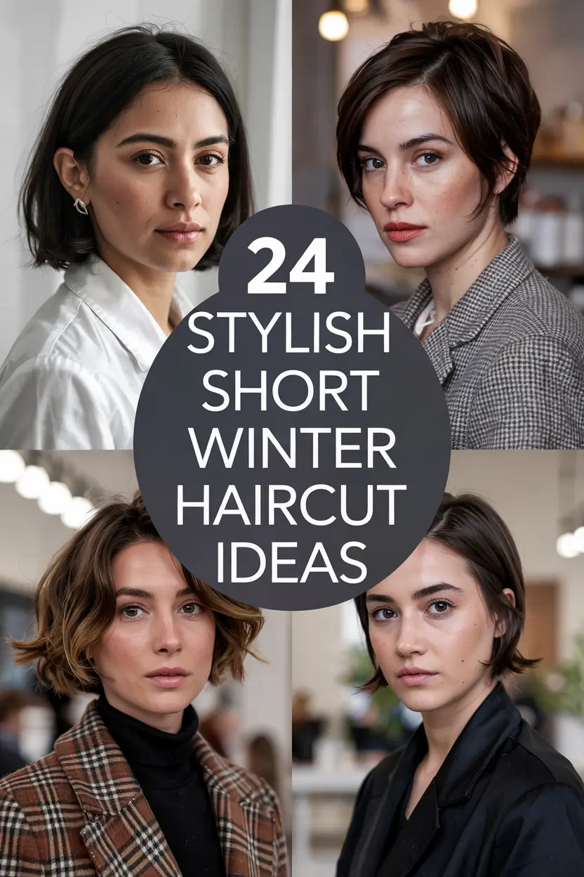 Stylish Short Winter Haircut Ideas 2025–2026: Chic, Cute & Effortlessly Modern Looks for Women