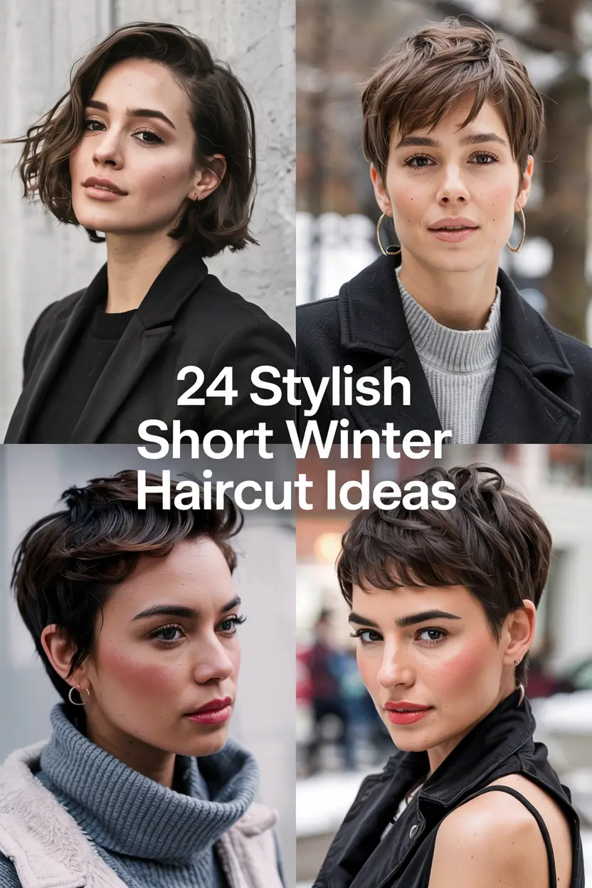 Stylish Short Winter Haircut Ideas 2025–2026: Chic, Cute & Effortlessly Modern Looks for Women