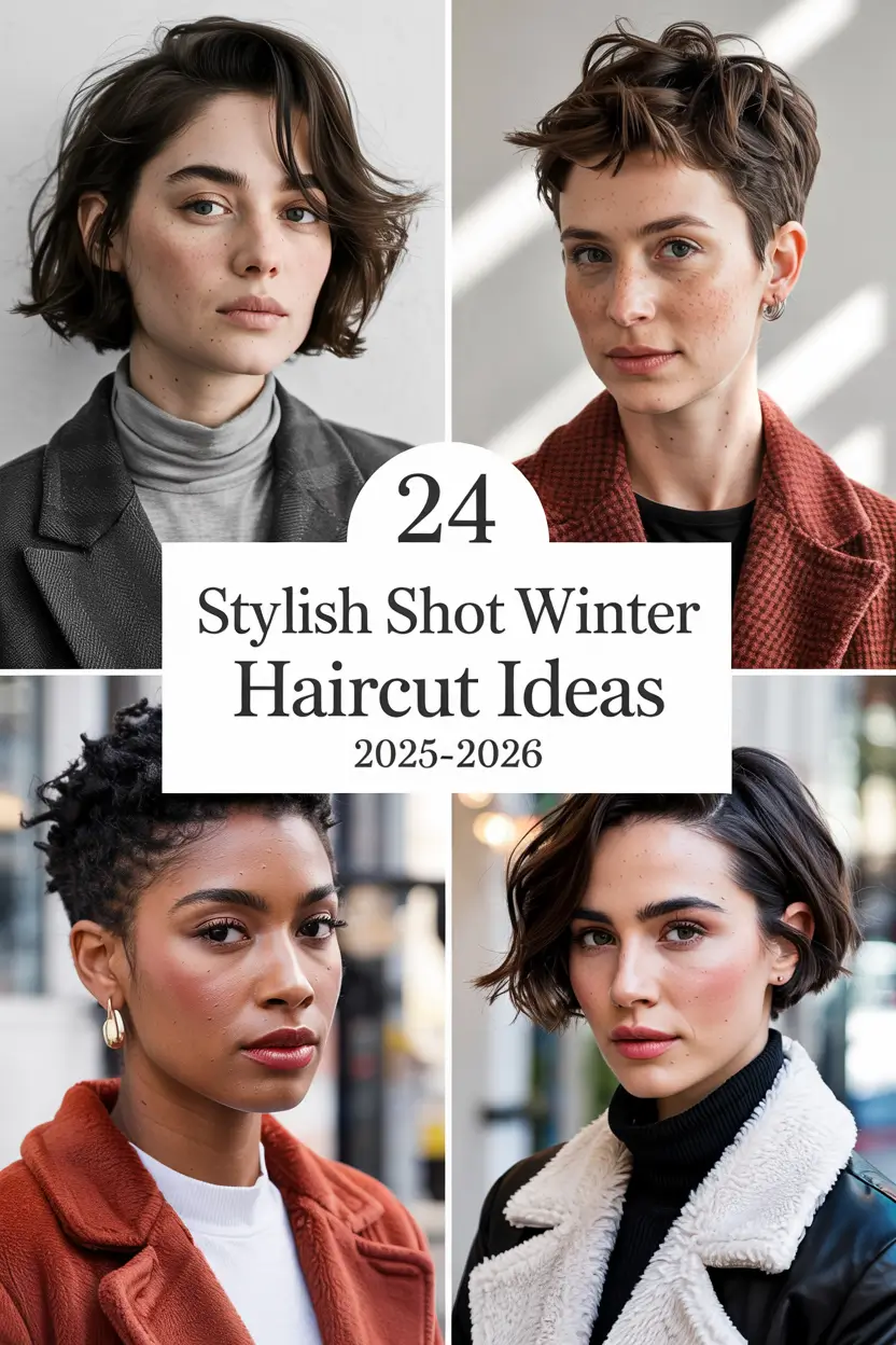 Stylish Short Winter Haircut Ideas 2025–2026: Chic, Cute & Effortlessly Modern Looks for Women