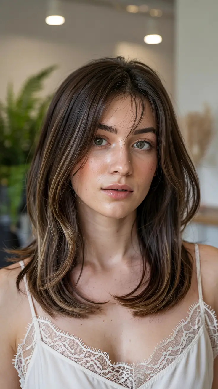 cute-winter-haircuts-for-women-glossy-layered-cut