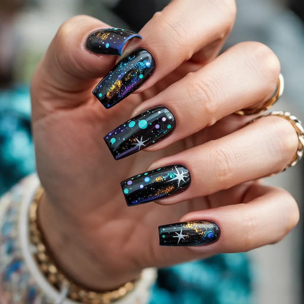 dark-winter-nail-colors-gel-Galaxy-Dreamscape