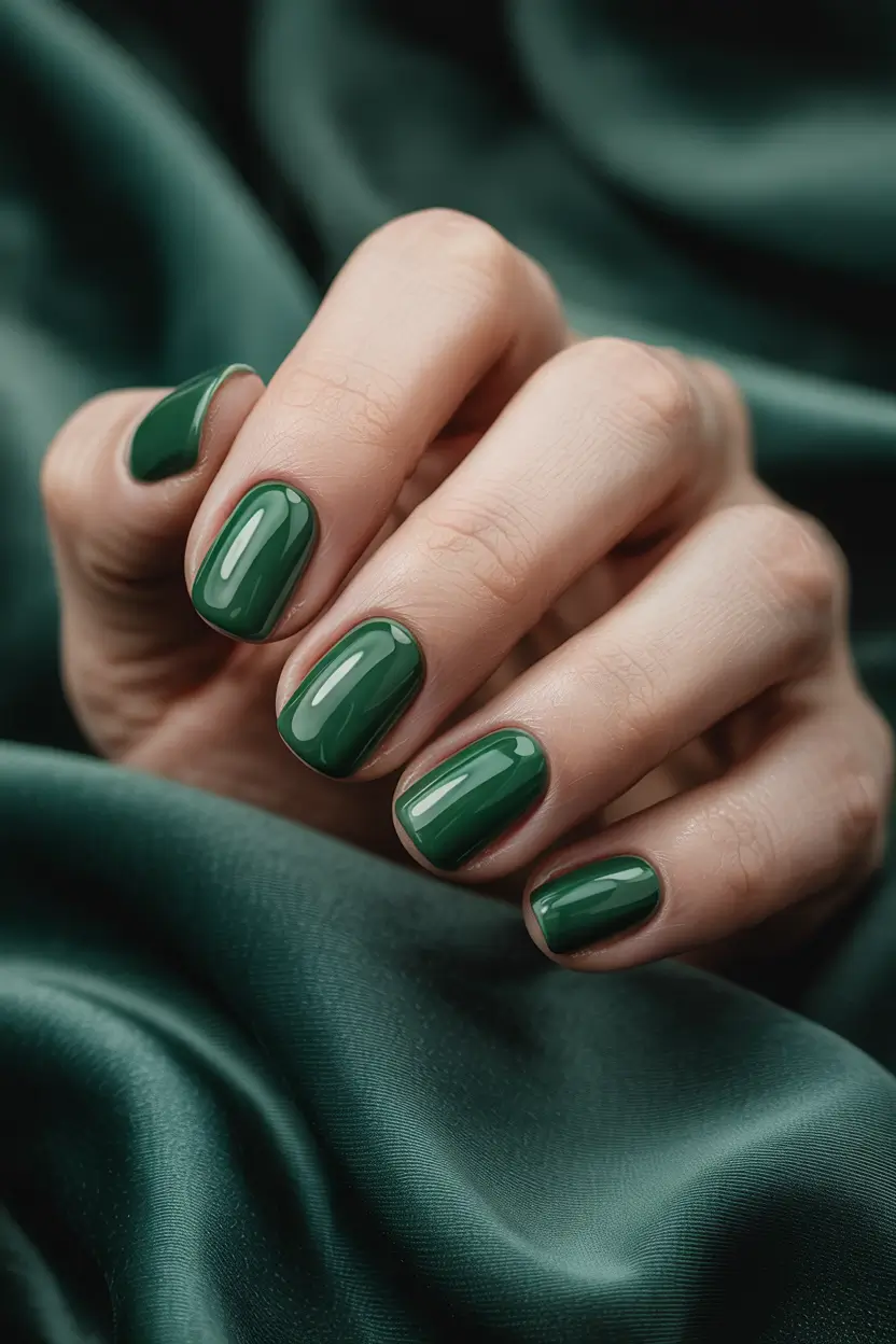 dark-winter-nail-colors-for-winter-Emerald-Whispers