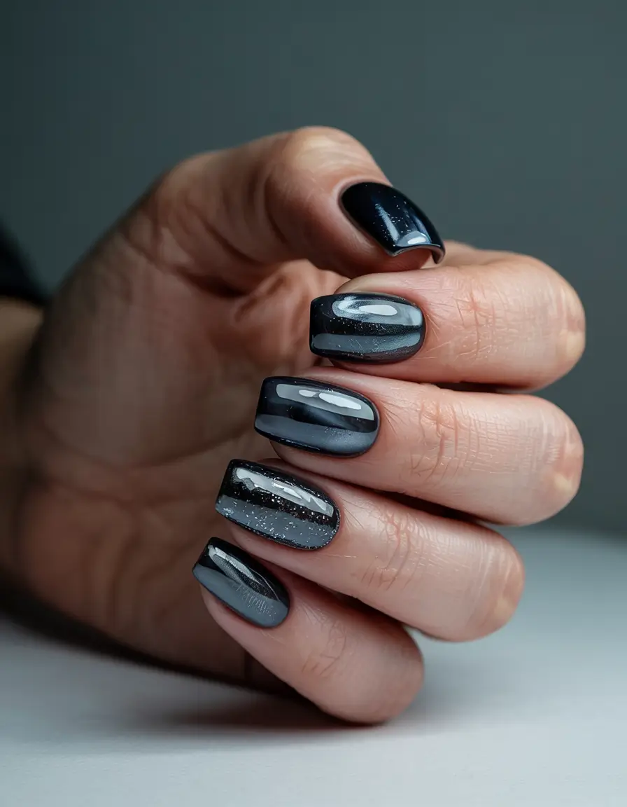 winter-nails-colors-dark Midnight Cat-Eye