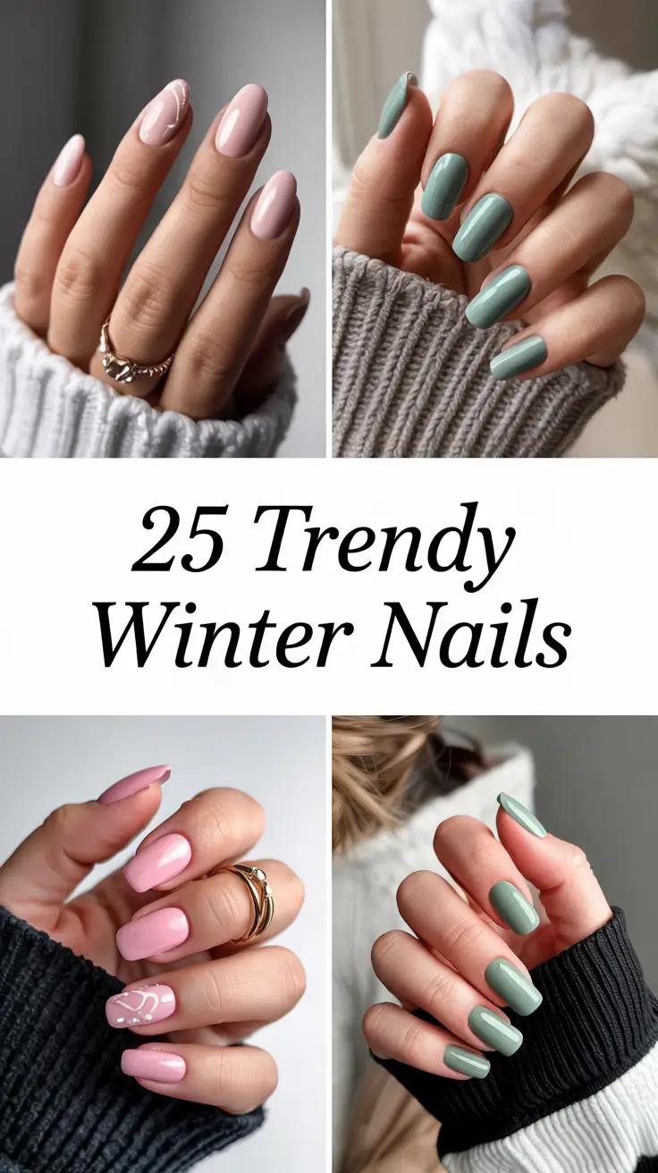 Trendy Winter Nails 2025–2026: Chic, Sparkly, and Cozy Designs You’ll Want to Try This Season