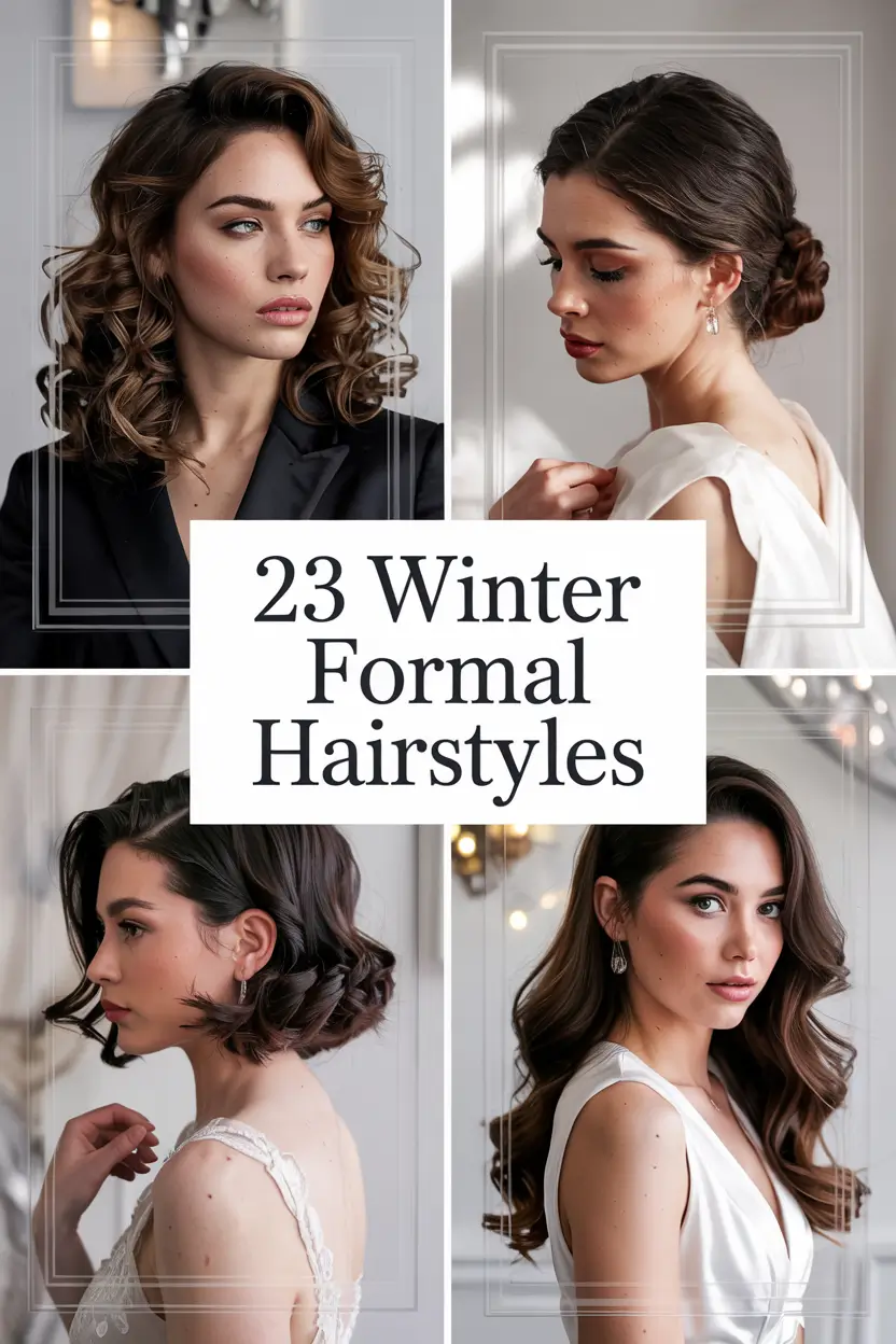 Winter Formal Hairstyles 2025–2026: Elegant, Easy & Chic Hair Ideas for Every Length