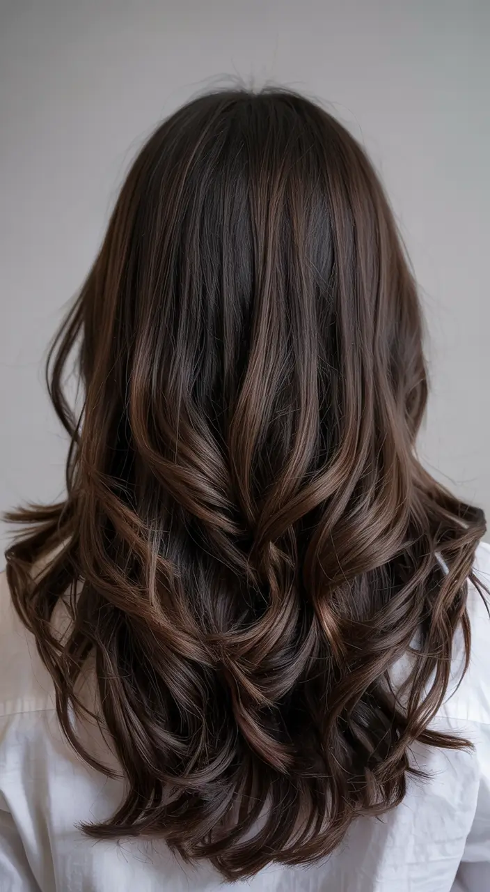 winter haircuts 2025 Voluminous Cascading Curls