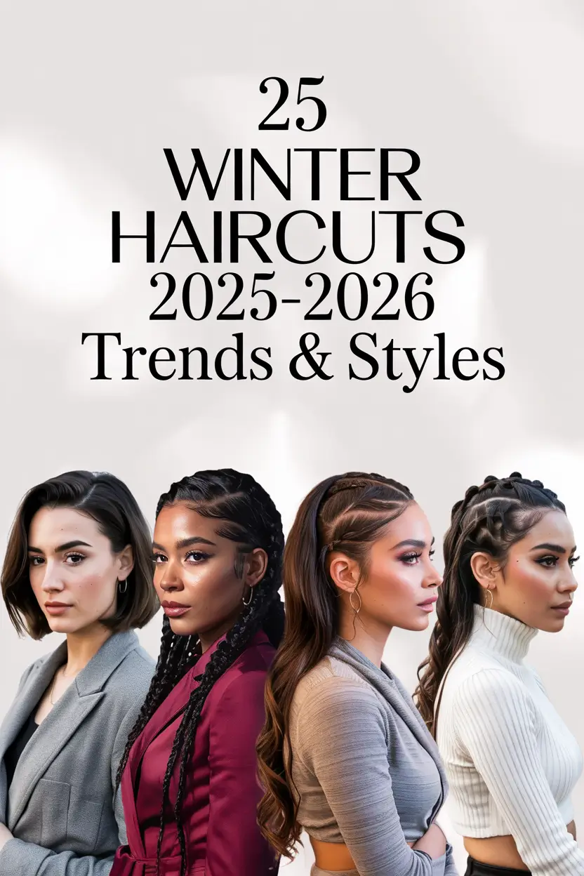 Winter Haircuts 2025–2026 Trends & Styles: Fresh Medium, Long & Short Hair Ideas for the Cold Season