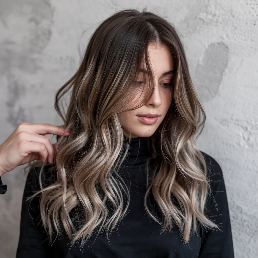 Beige Blonde Face-Framing Waves Winter Haircuts and Colors 2025 2026 Trends