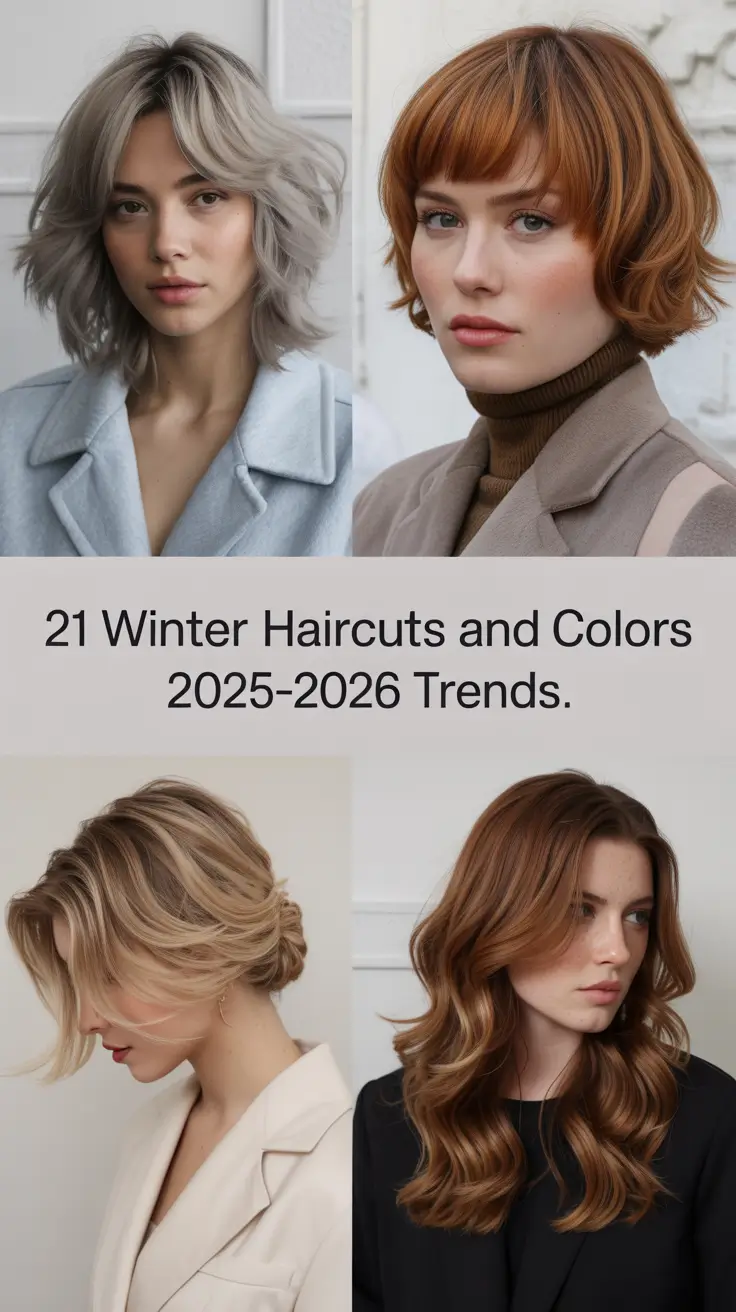 Winter Haircuts and Colors 2025–2026 Trends: Fresh Ideas for Every Face and Hair Type