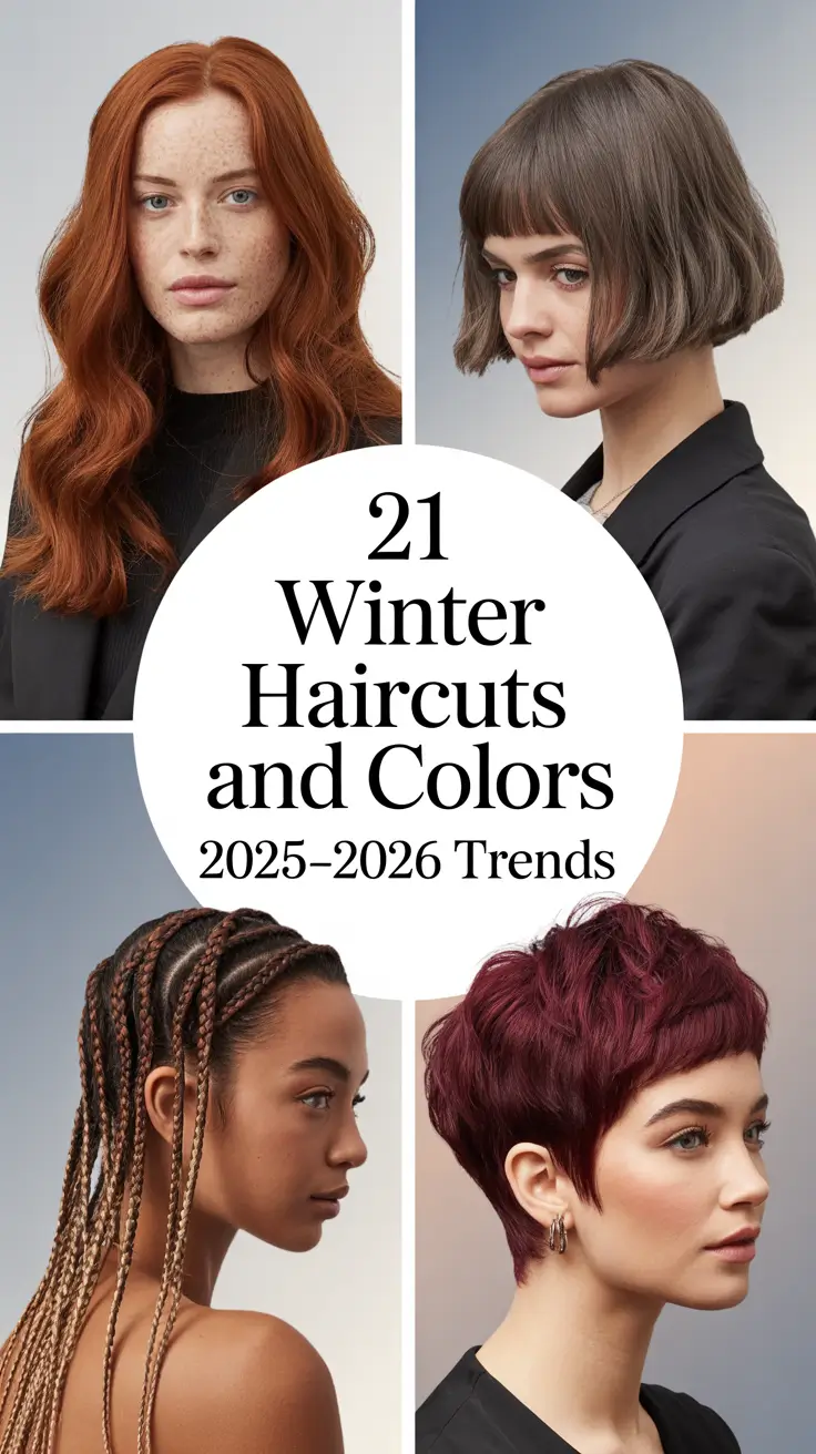 Winter Haircuts and Colors 2025–2026 Trends: Fresh Ideas for Every Face and Hair Type