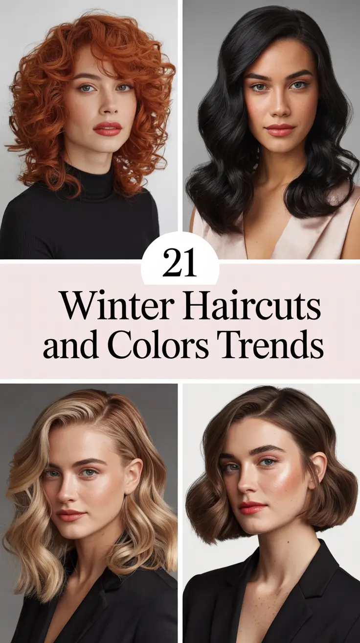 Winter Haircuts and Colors 2025–2026 Trends: Fresh Ideas for Every Face and Hair Type