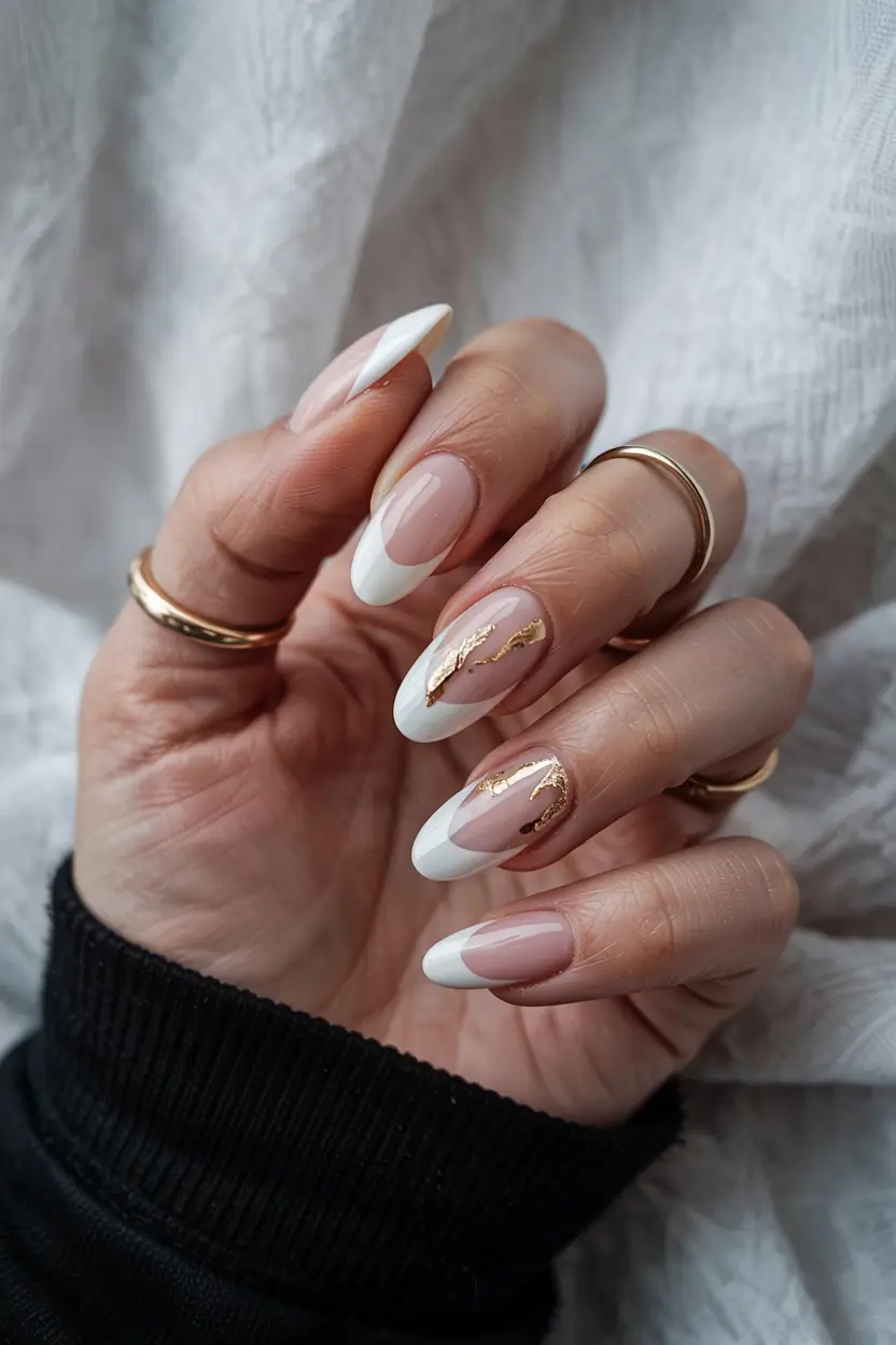 winter nails inspo white Classic Reinvented