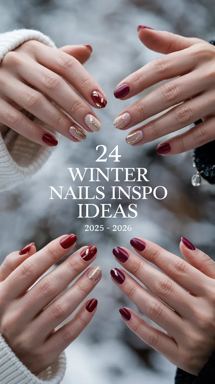 Winter Nails Inspo Ideas 2025–2026: The Cutest Aesthetic Nail Trends to Try This Season
