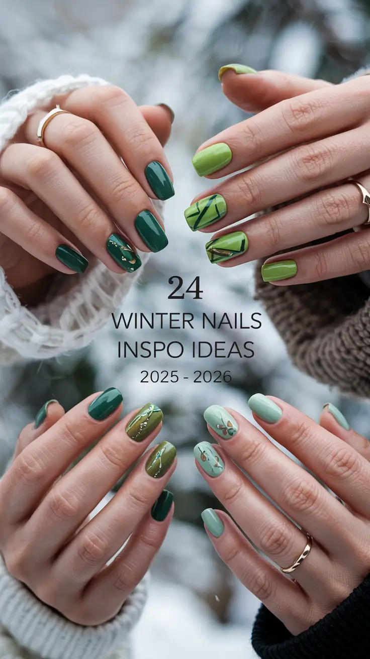 Winter Nails Inspo Ideas 2025–2026: The Cutest Aesthetic Nail Trends to Try This Season
