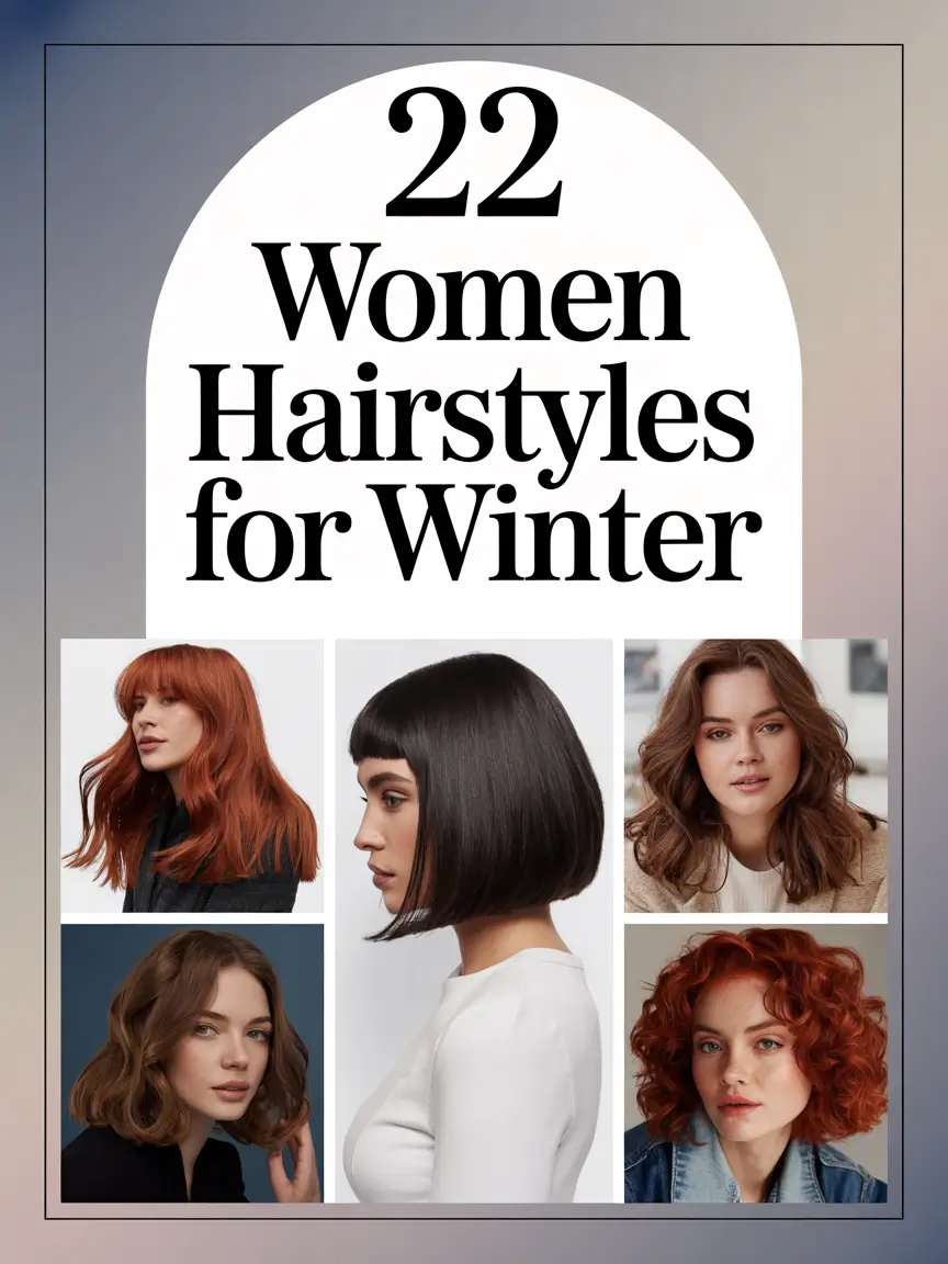 Women Hairstyles for Winter 2025–2026: Cozy & Cute Hair Ideas for Every Style