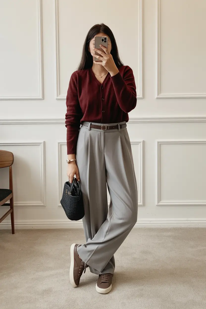 women's business casual outfits 2026 warm depths