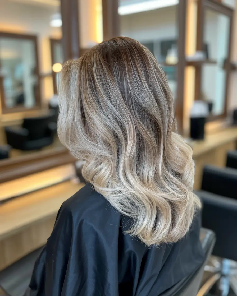ash blonde hair color 2026 Dimensional Milk Tea Blonde