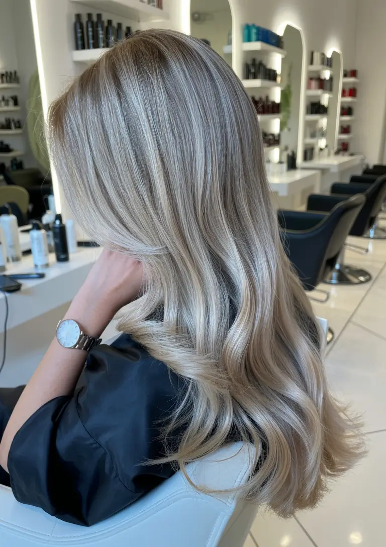 ash blonde hair color 2026 Modern Medium Ash Layers