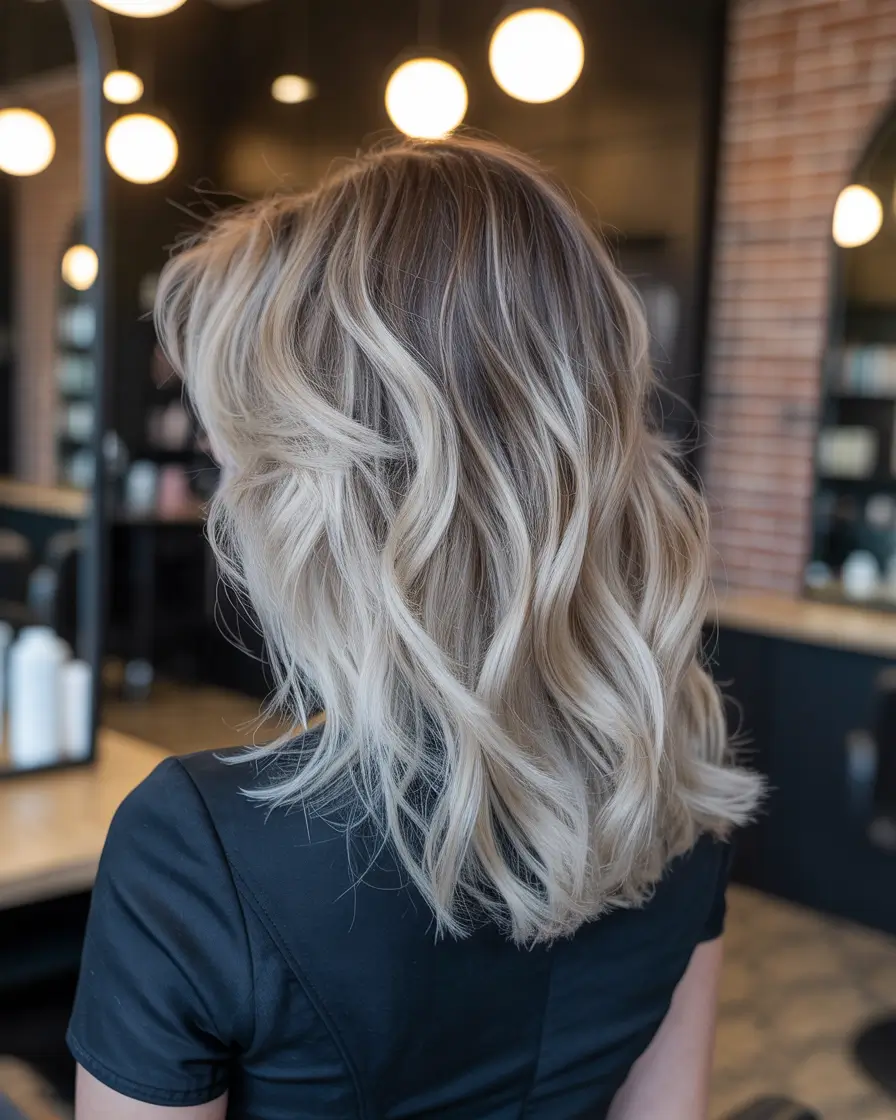 ash blonde hair color 2026 Cool-Toned Root Melt Perfection