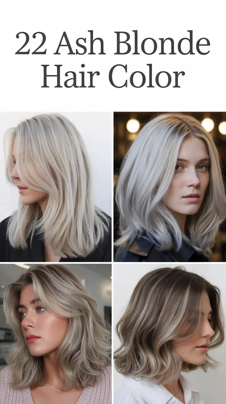 Ash Blonde Hair Color 2026: Cool, Light, and Effortlessly Chic Ideas for Modern Women