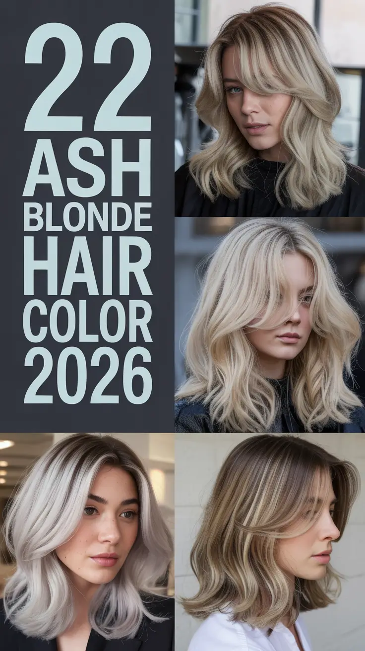 Ash Blonde Hair Color 2026: Cool, Light, and Effortlessly Chic Ideas for Modern Women