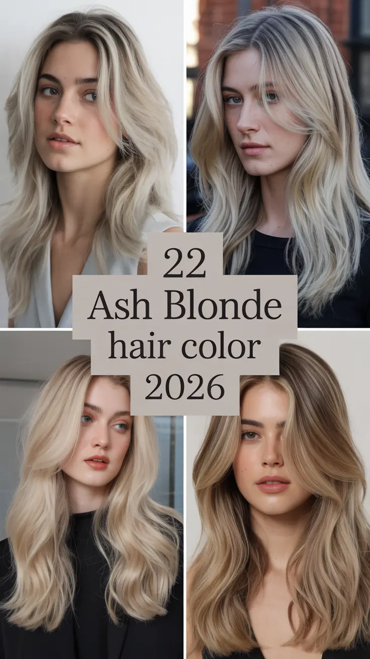 Ash Blonde Hair Color 2026: Cool, Light, and Effortlessly Chic Ideas for Modern Women