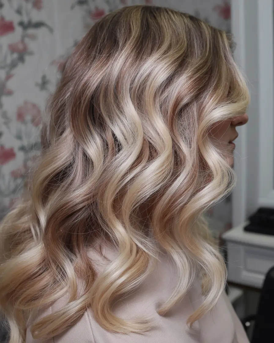 ash brown hair color 2026 Golden Ash Caramel Melt