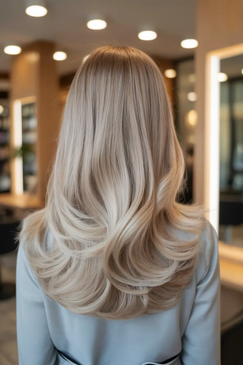 ash brown hair color 2026 Soft Vanilla Smoke Layers