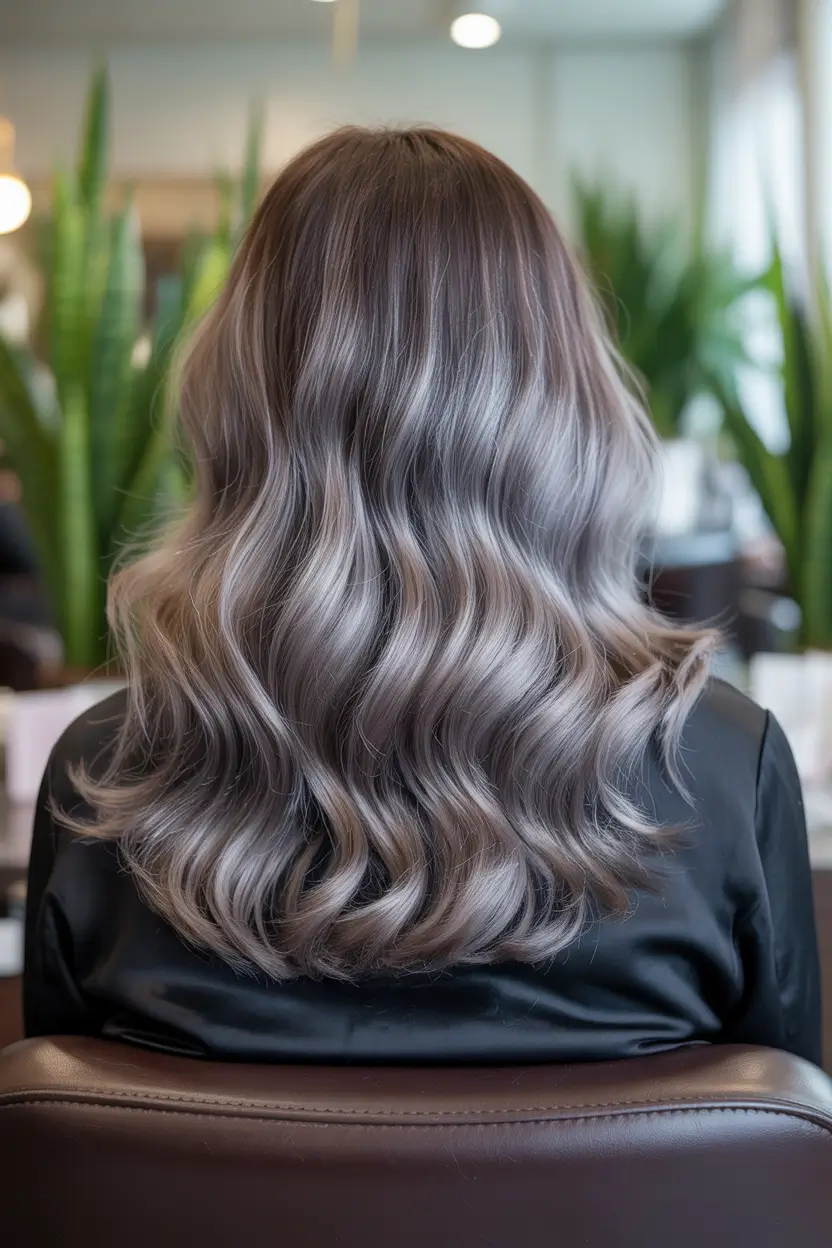 ash brown hair color 2026 Smokey Mocha Waves