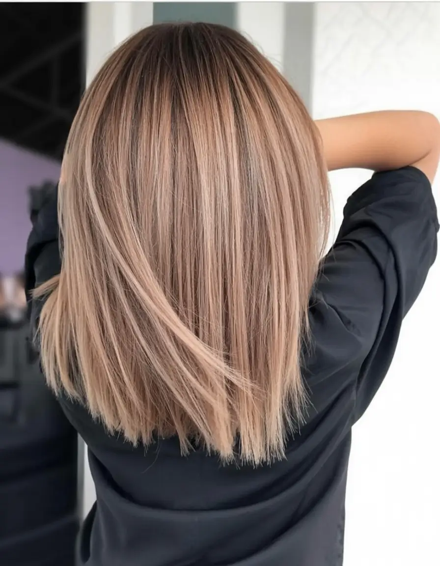 ash brown hair color 2026 Milk Tea Beige Perfection