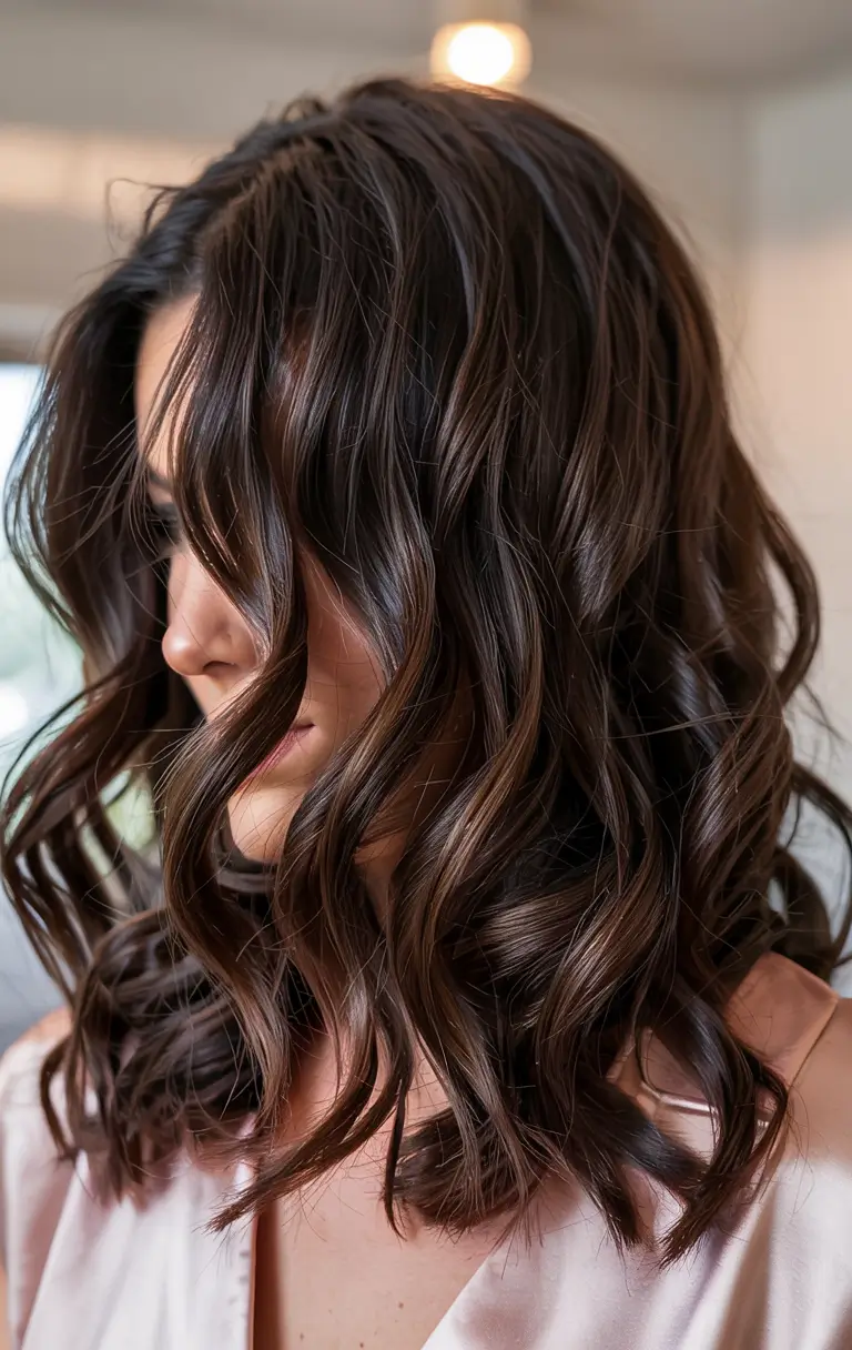 auburn hair color Dark Chocolate Auburn Curls