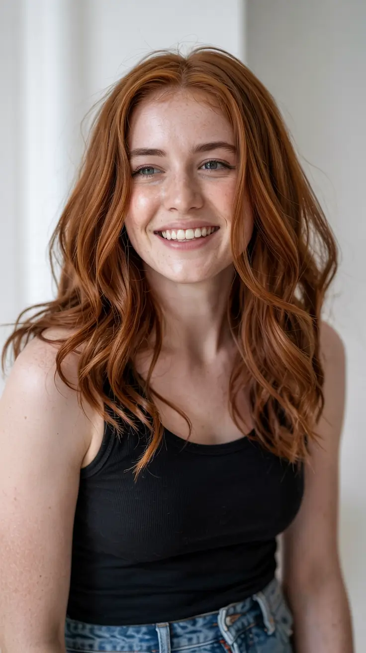 auburn hair color Radiant Natural Auburn Shine