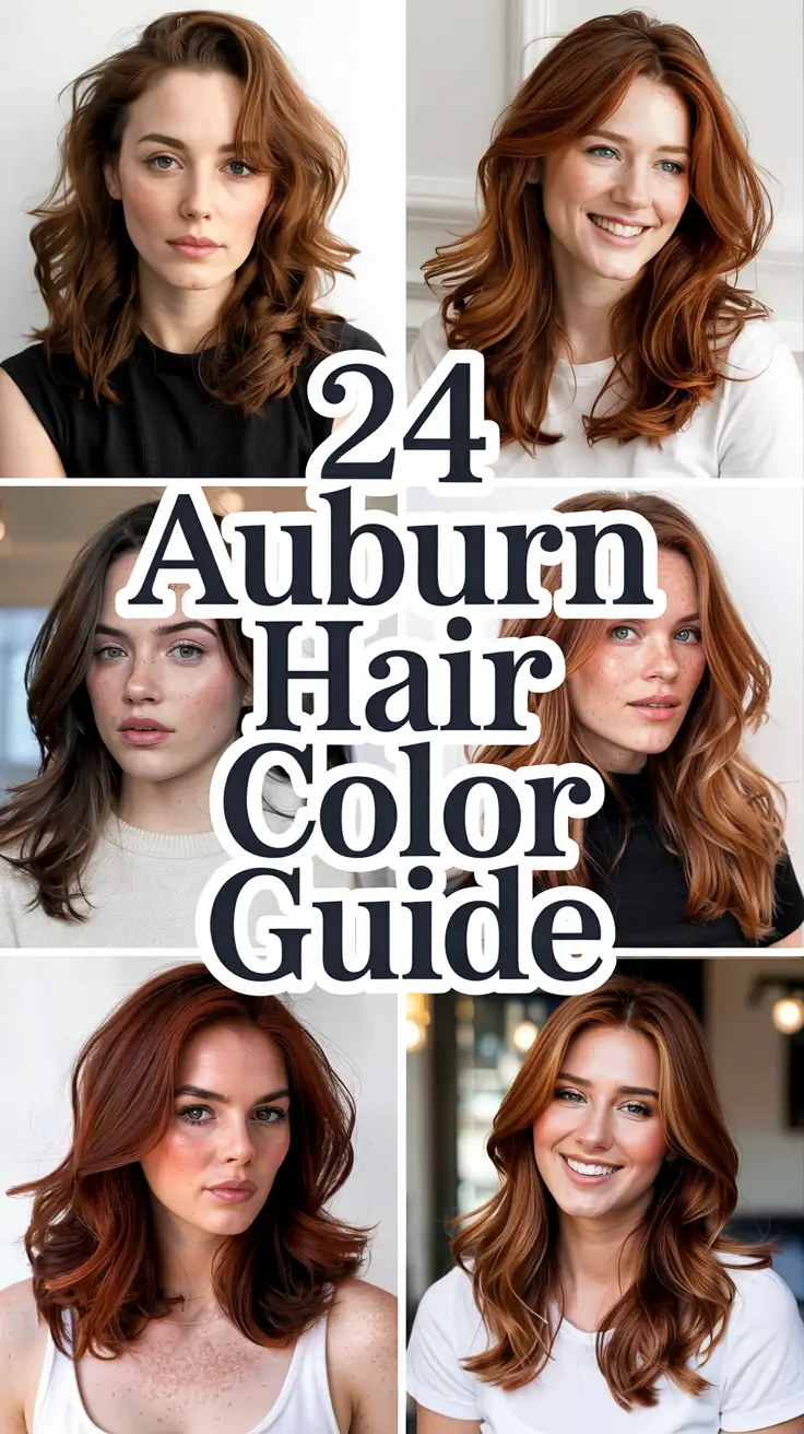 Auburn Hair Color 2026 Guide: Fresh Auburn Hair Color Ideas for Every Style