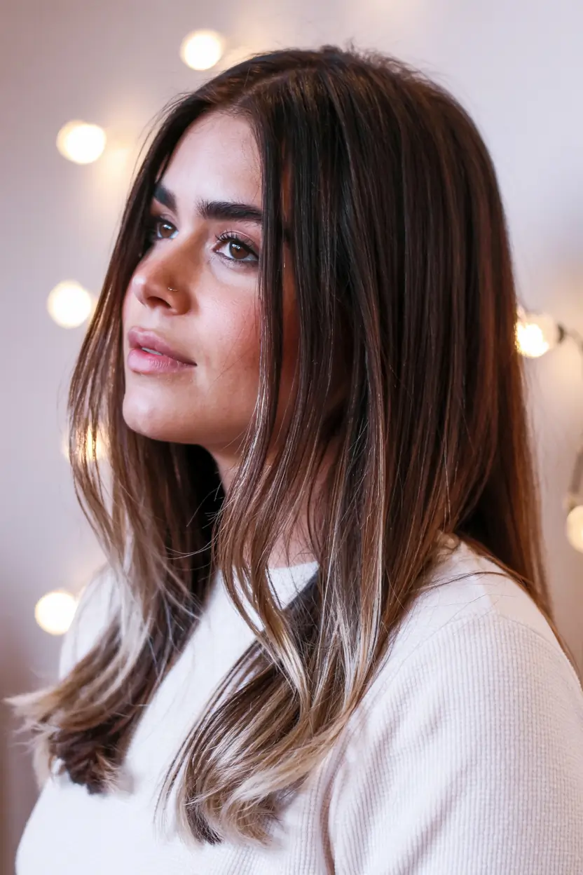 balayage hair color ideas 2026 Soft Caramel Glow