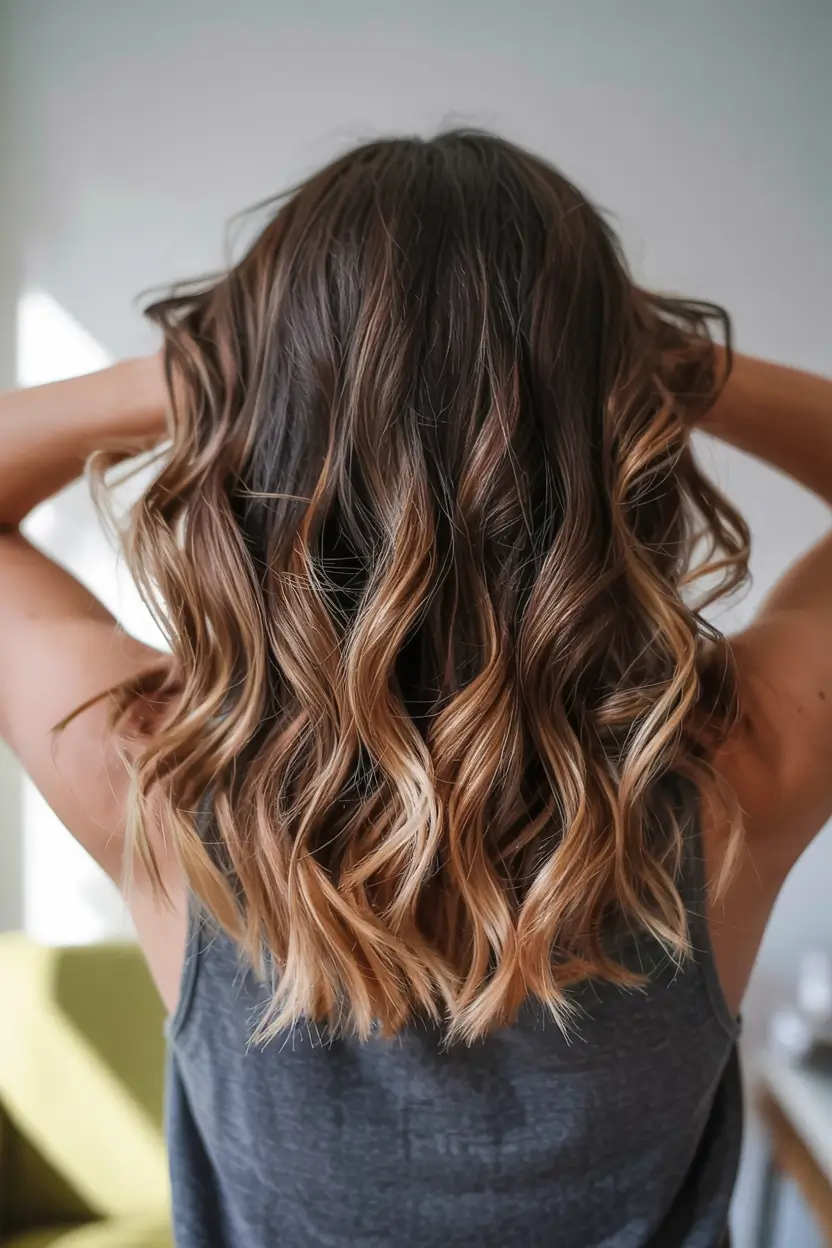 balayage hair color ideas 2026 Honey Brunette Bounce