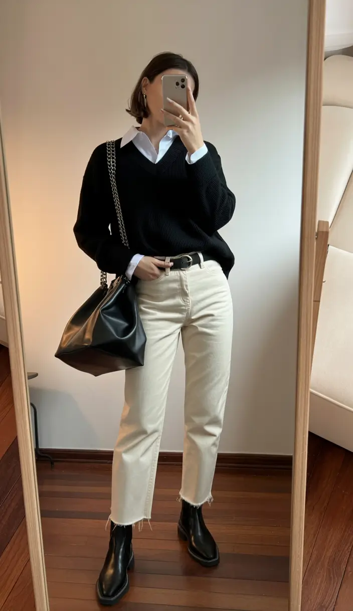 every day outfits casual fall Polished Neutrals Reimagined