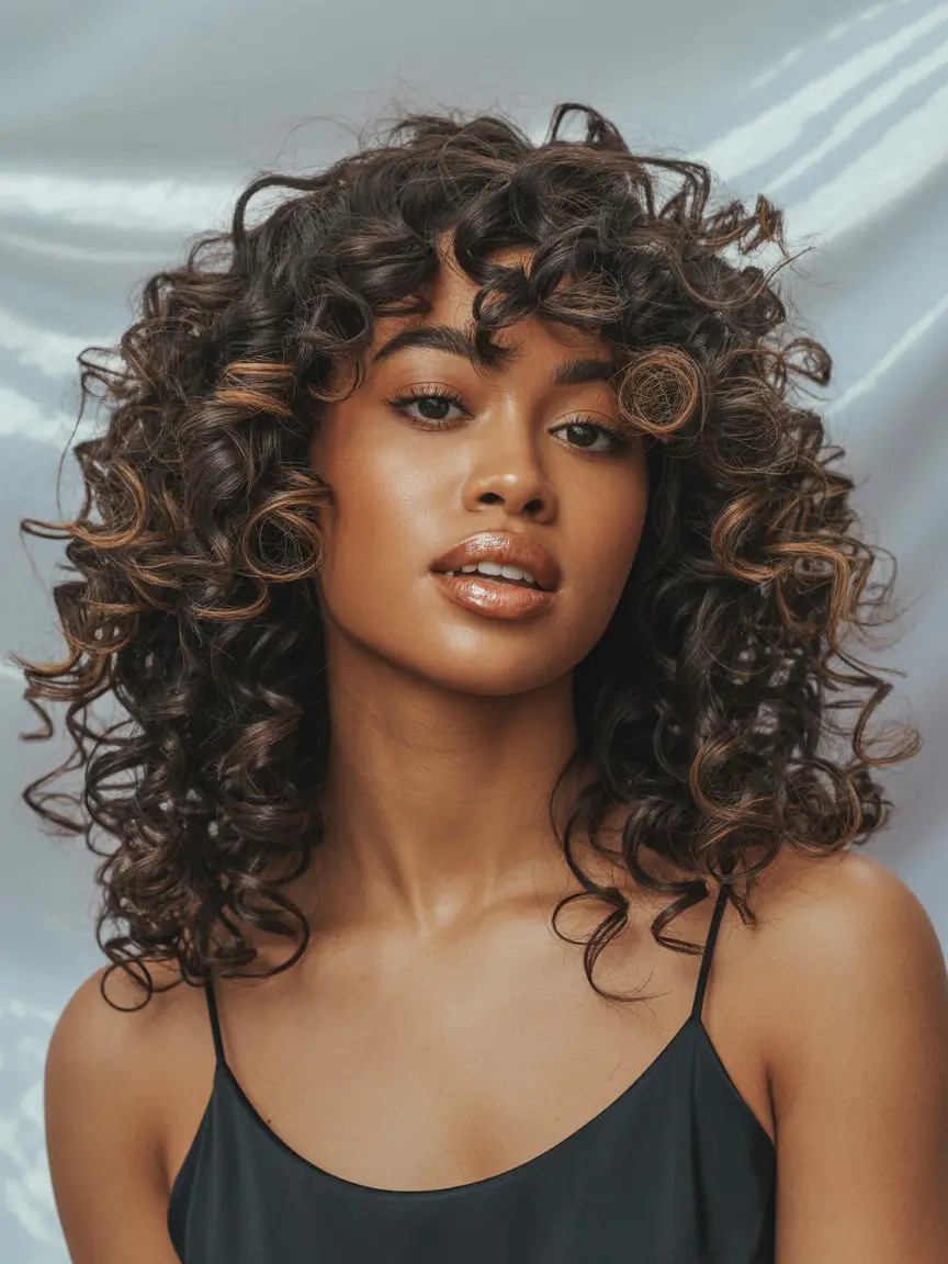 hair color for dark skin curly hair Chocolate Curl Story