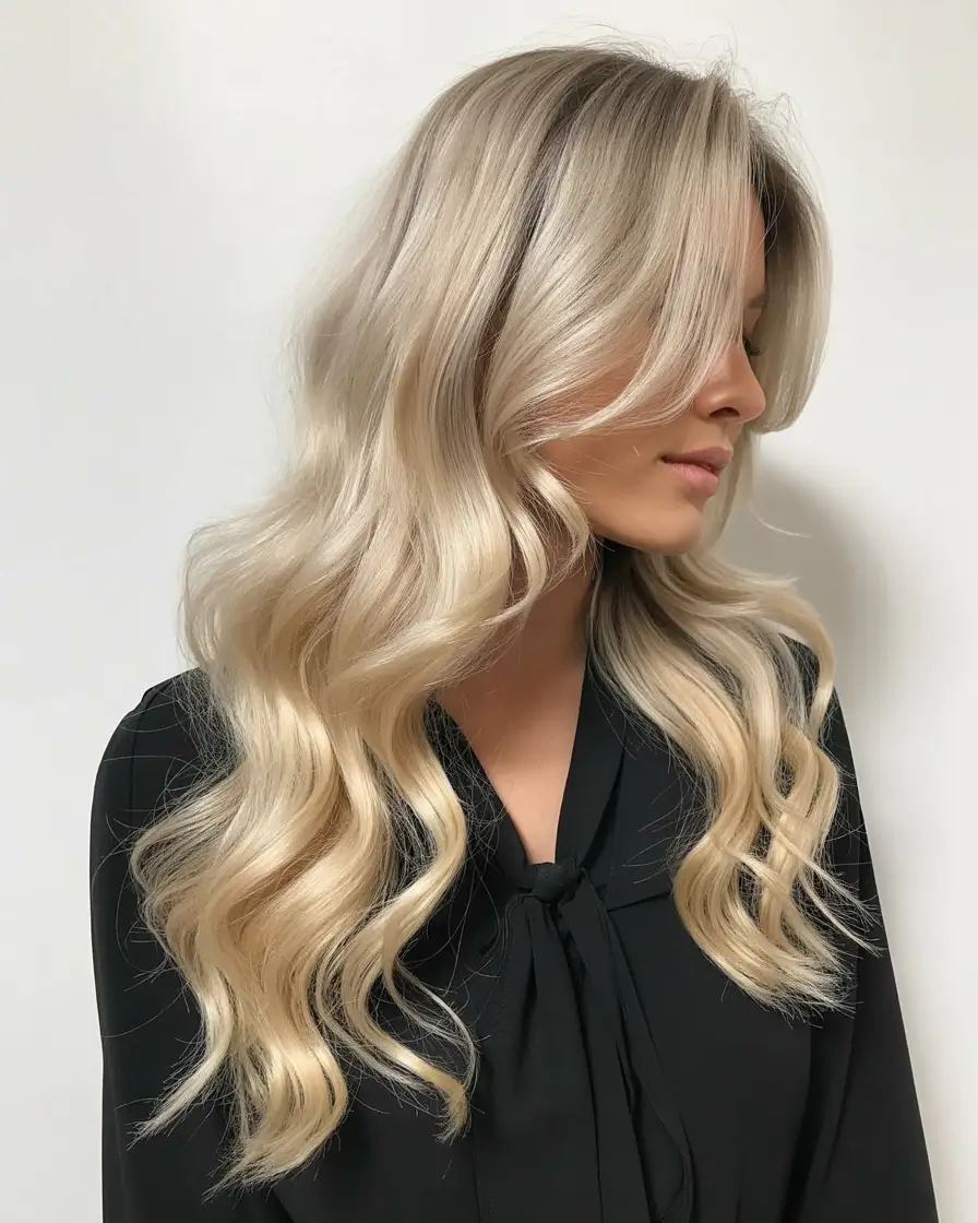 hair color for tan skin tone Champagne Ash Glow