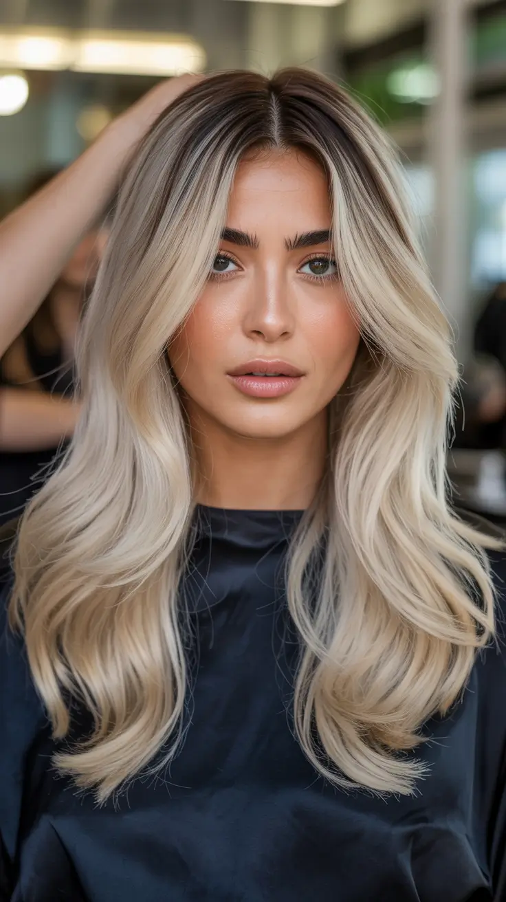 hair color for tan skin tone olive Cool Vanilla Melt