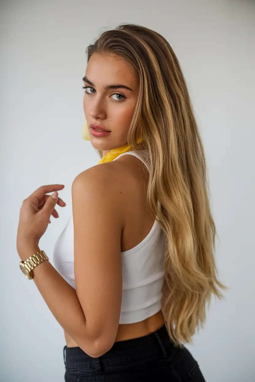 hair color for tan skin brown eyes Golden Sand Flow